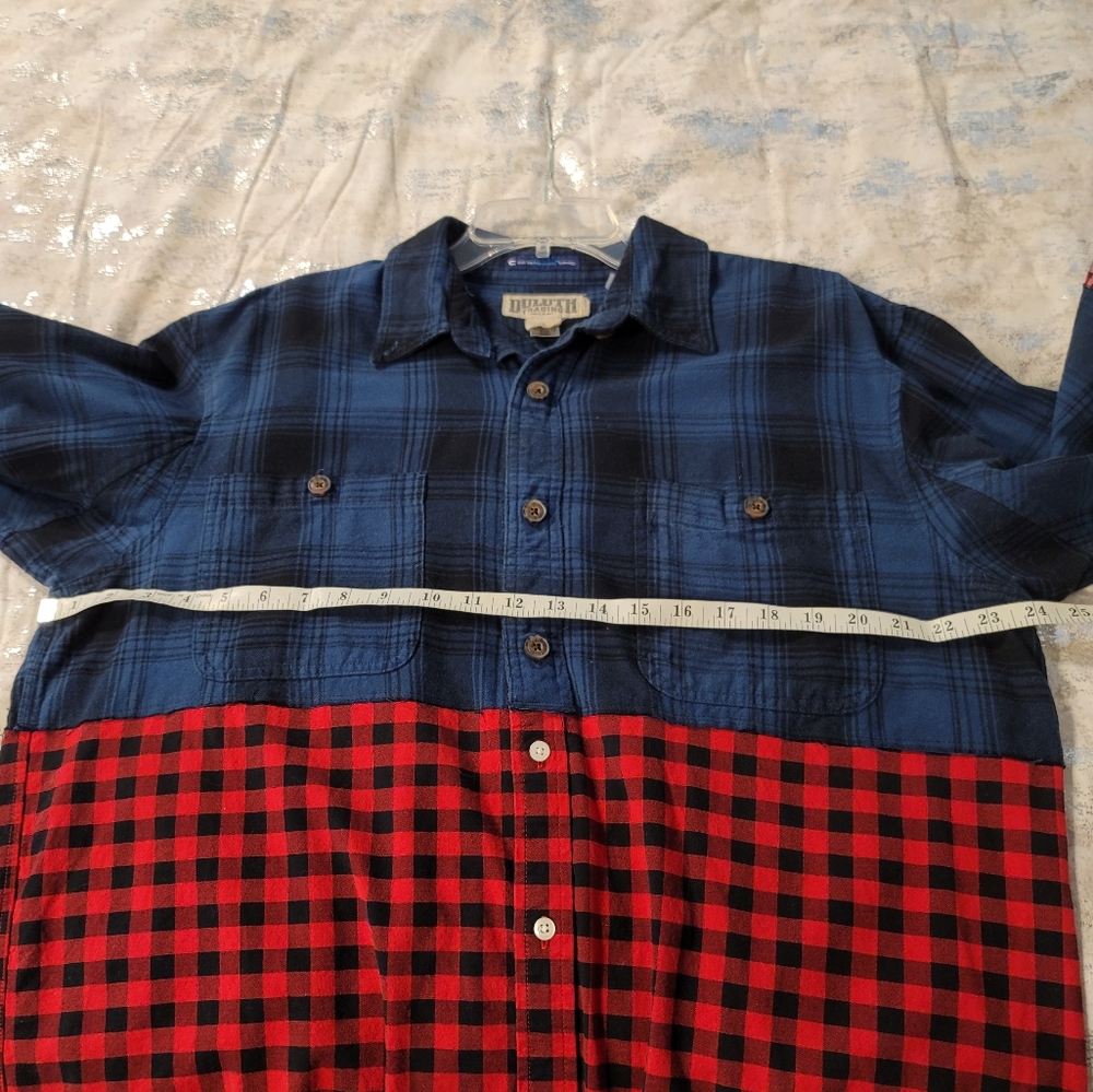Upcycled Duluth Trading Flannel Shirt - Picture 3 of 7